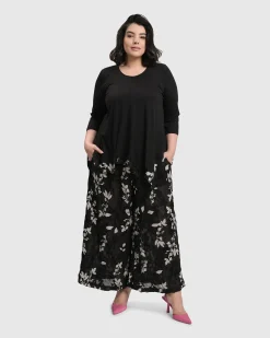 Cultured Club Knit Top, Leaves