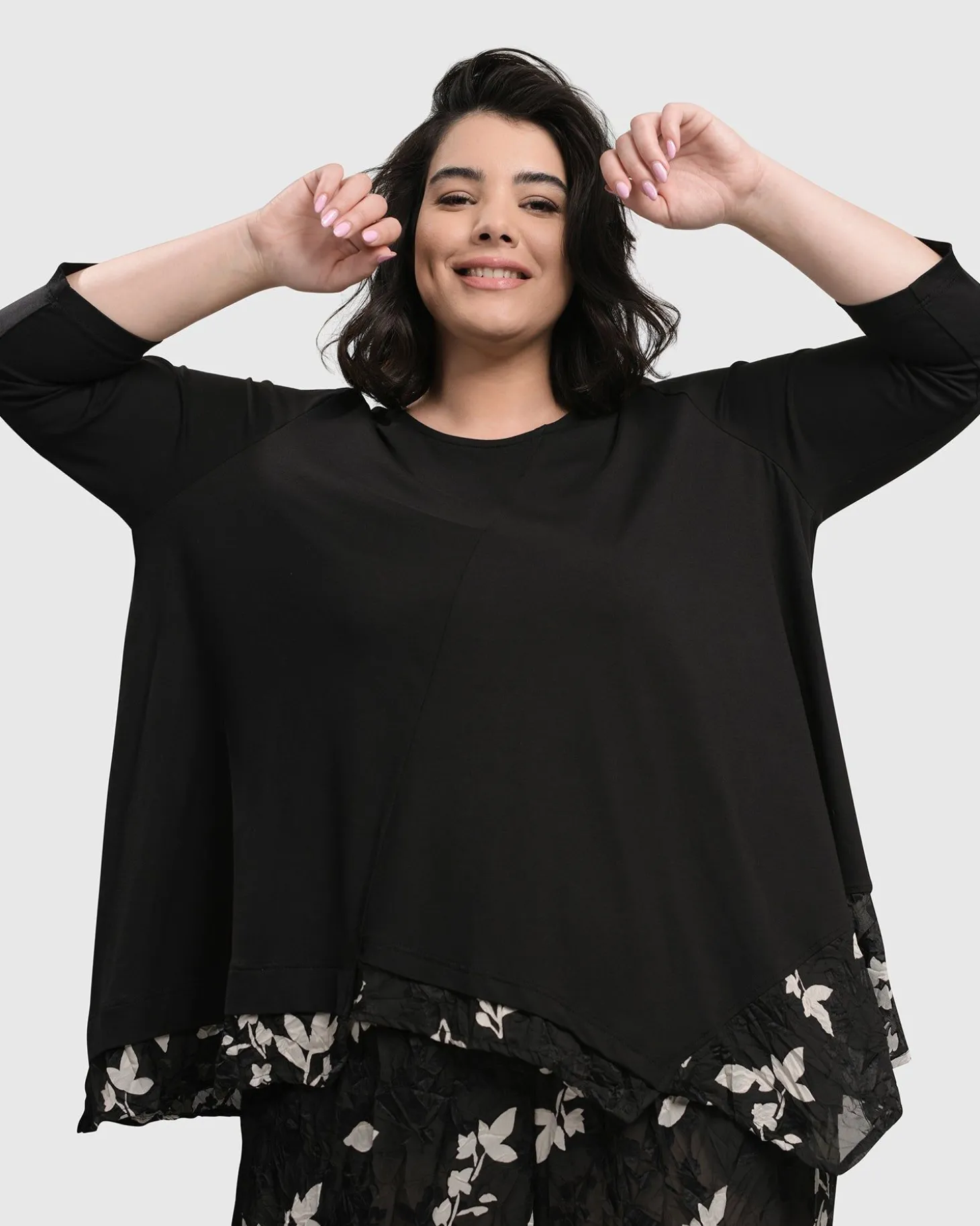 Cultured Club Knit Top, Leaves