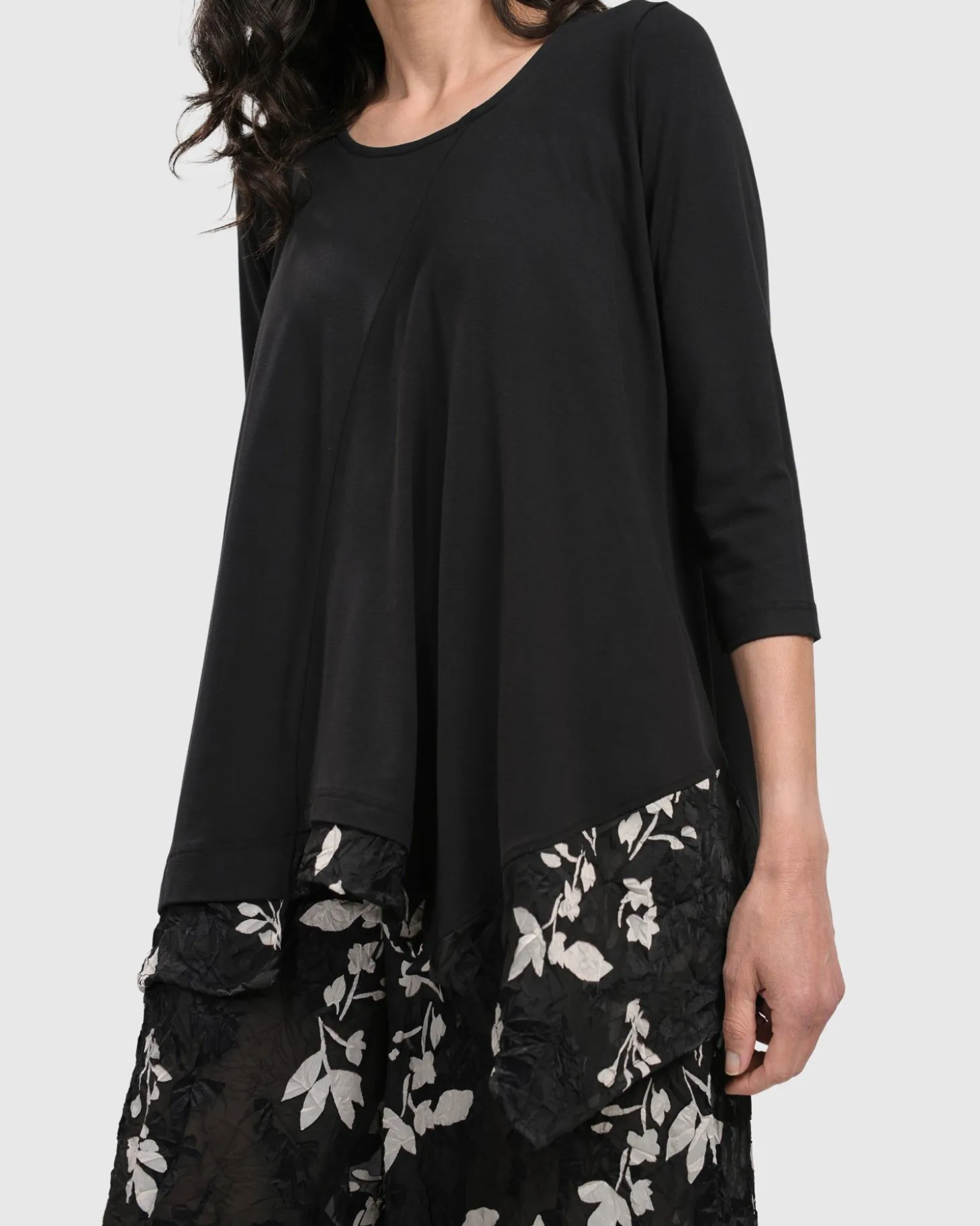 Cultured Club Knit Top, Leaves