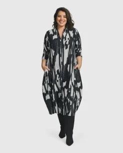 Cyber Cocoon Dress, Brush