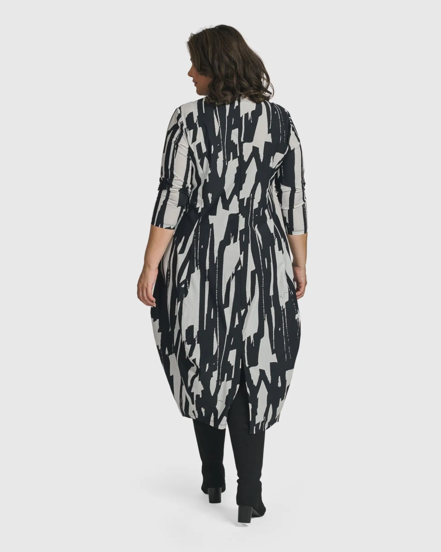 Cyber Cocoon Dress, Brush