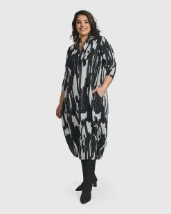 Cyber Cocoon Dress, Brush