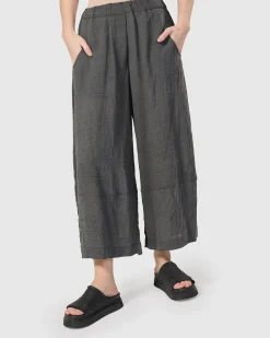 Dana Palazzo Pants, Dove Grey