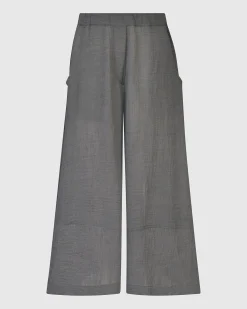 Dana Palazzo Pants, Dove Grey