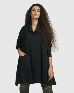 Danica Shirt Jacket, Black