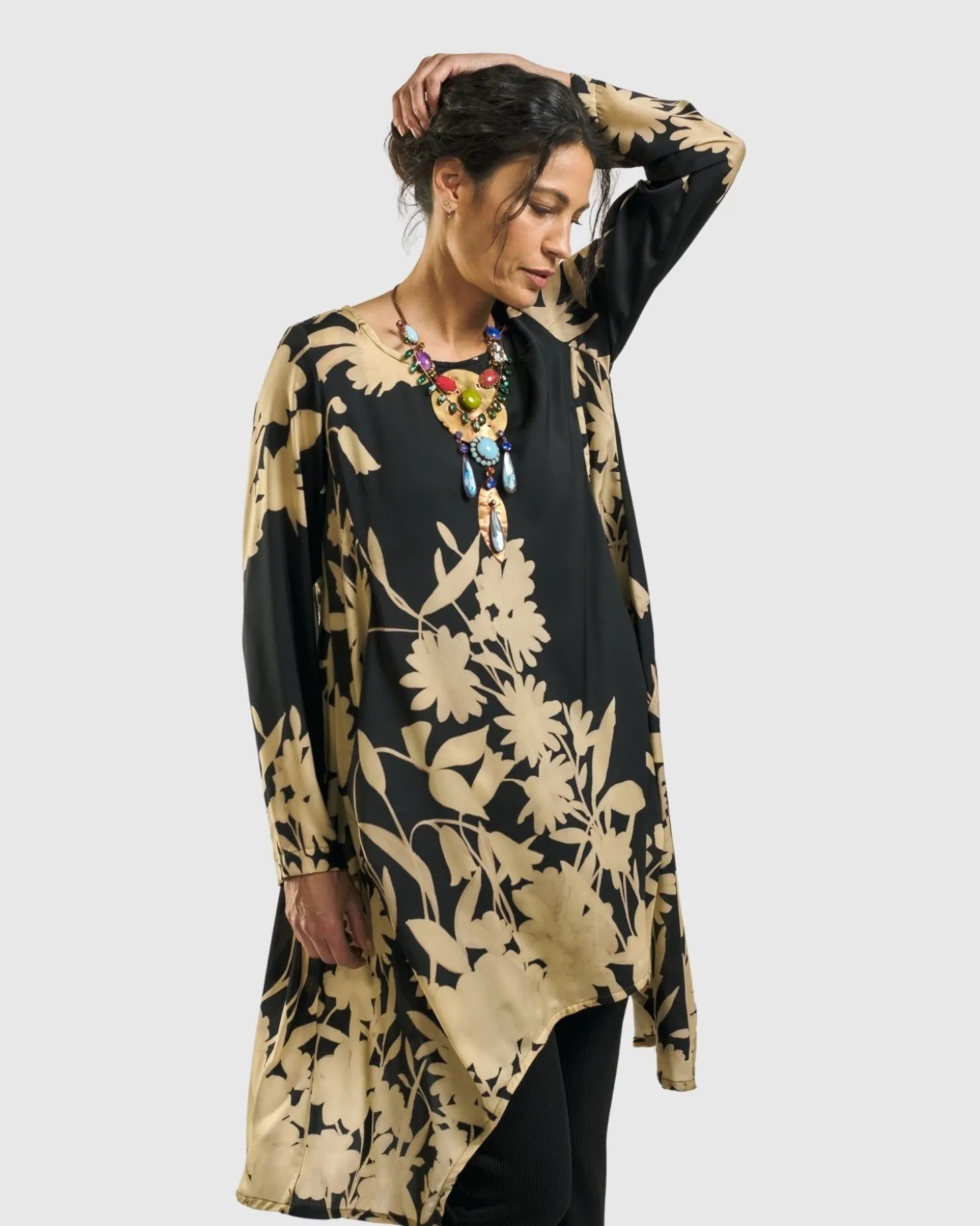 Daylily Tunic Top, Floral