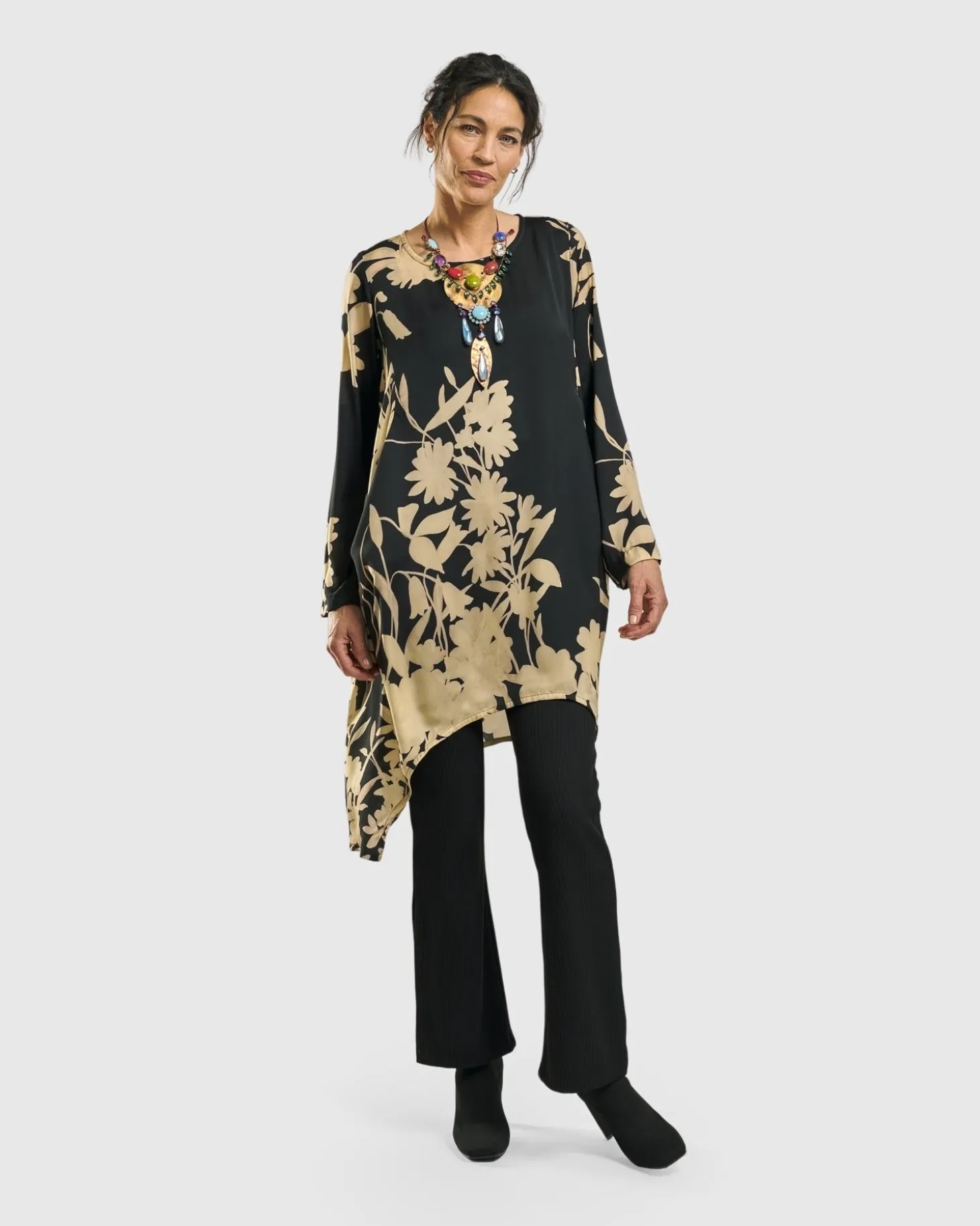 Daylily Tunic Top, Floral