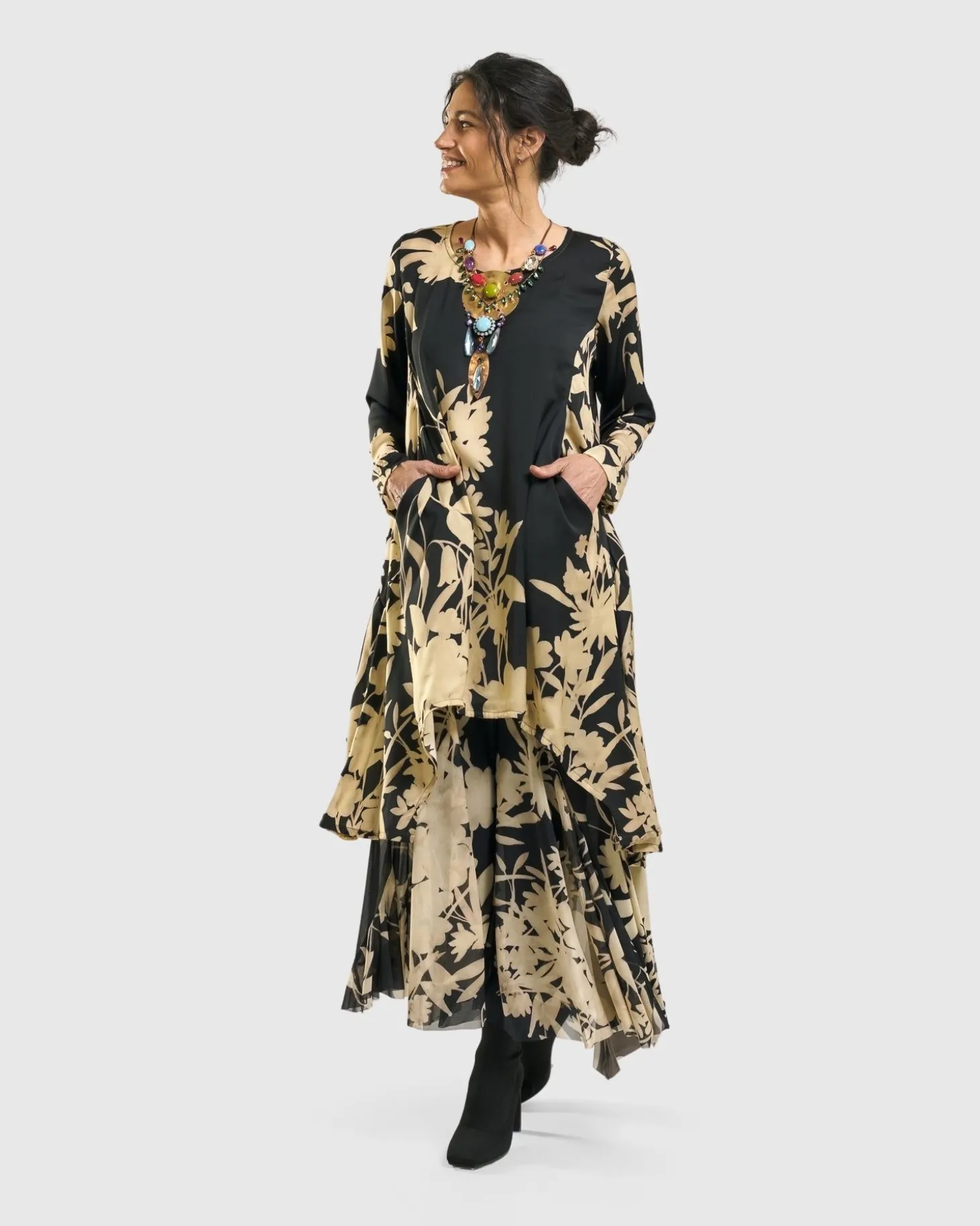 Daylily Tunic Top, Floral