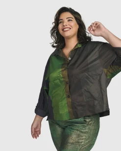 Deluxe Boxy Shirt, Forest