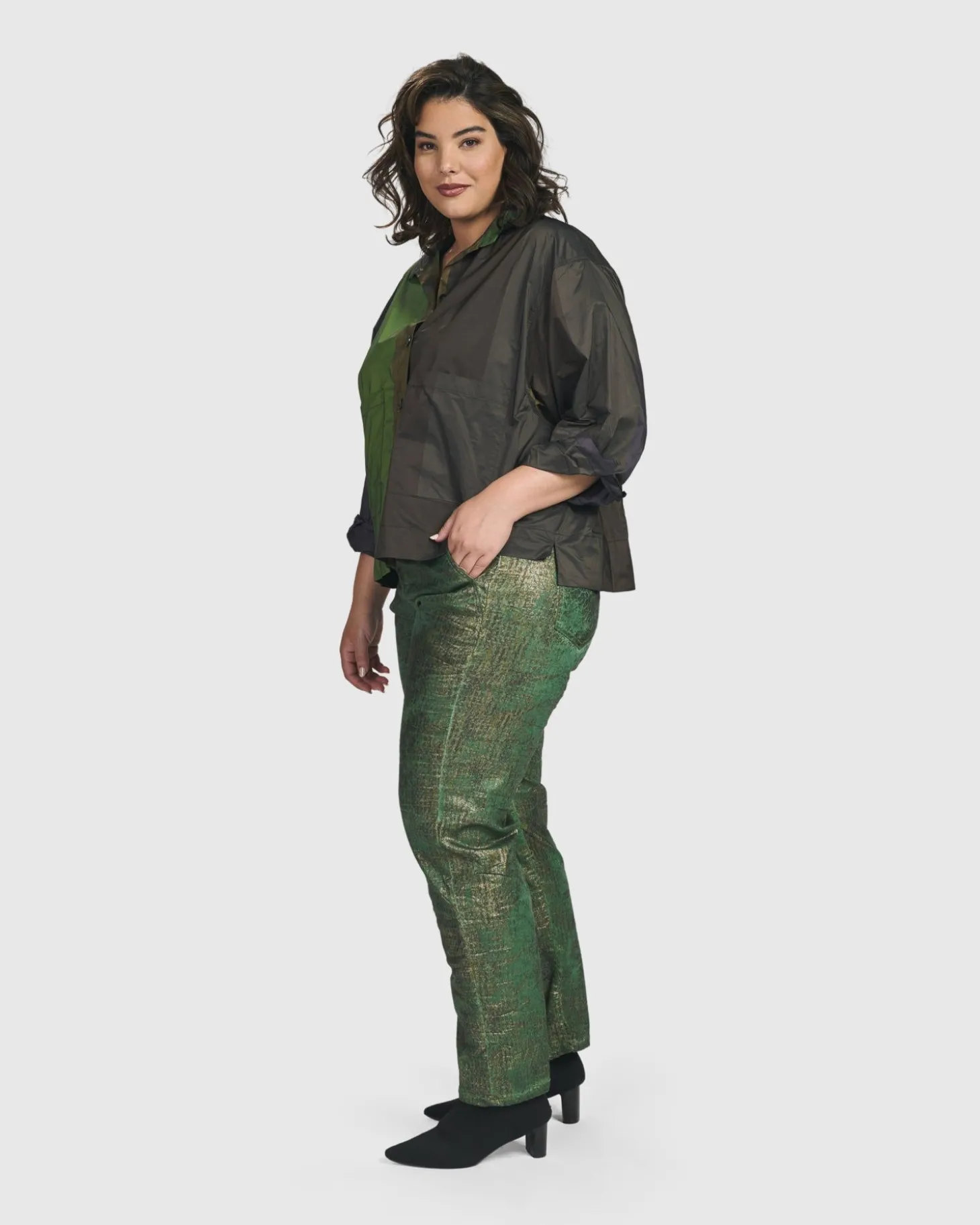 Deluxe Boxy Shirt, Forest