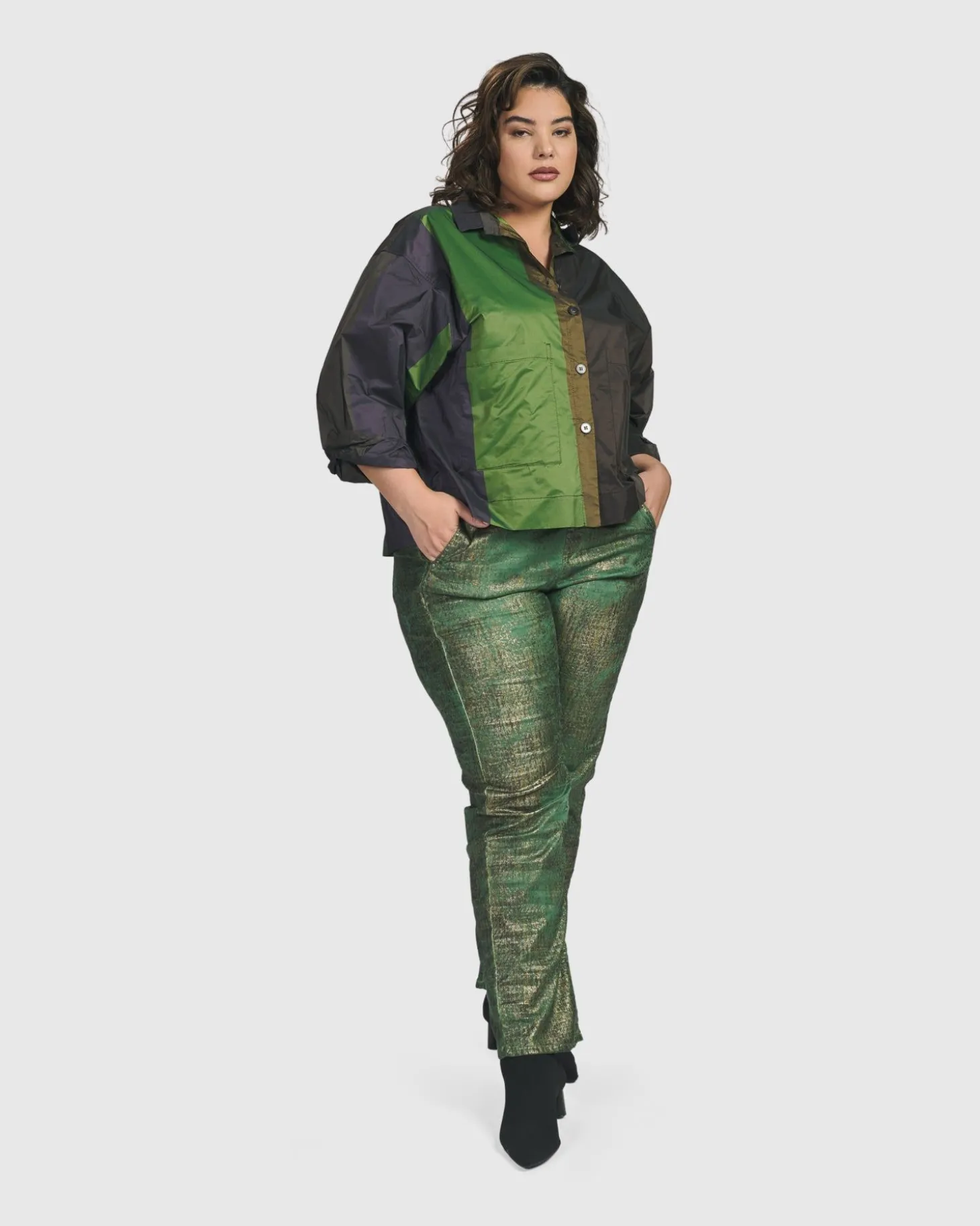 Deluxe Boxy Shirt, Forest