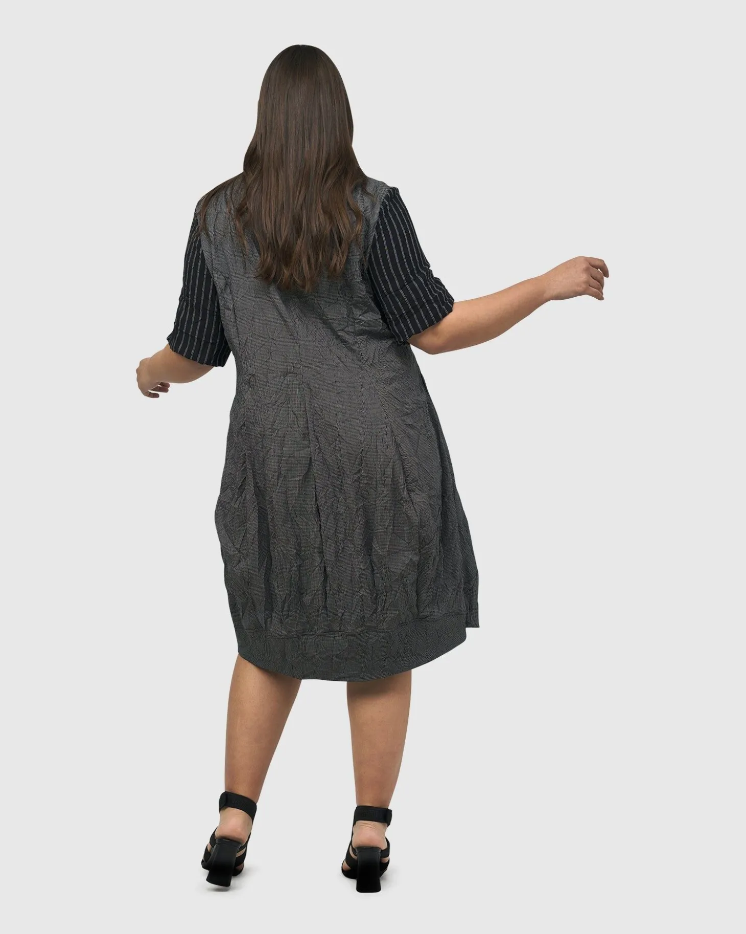 Demeter Relaxed Cocoon Dress, Mix