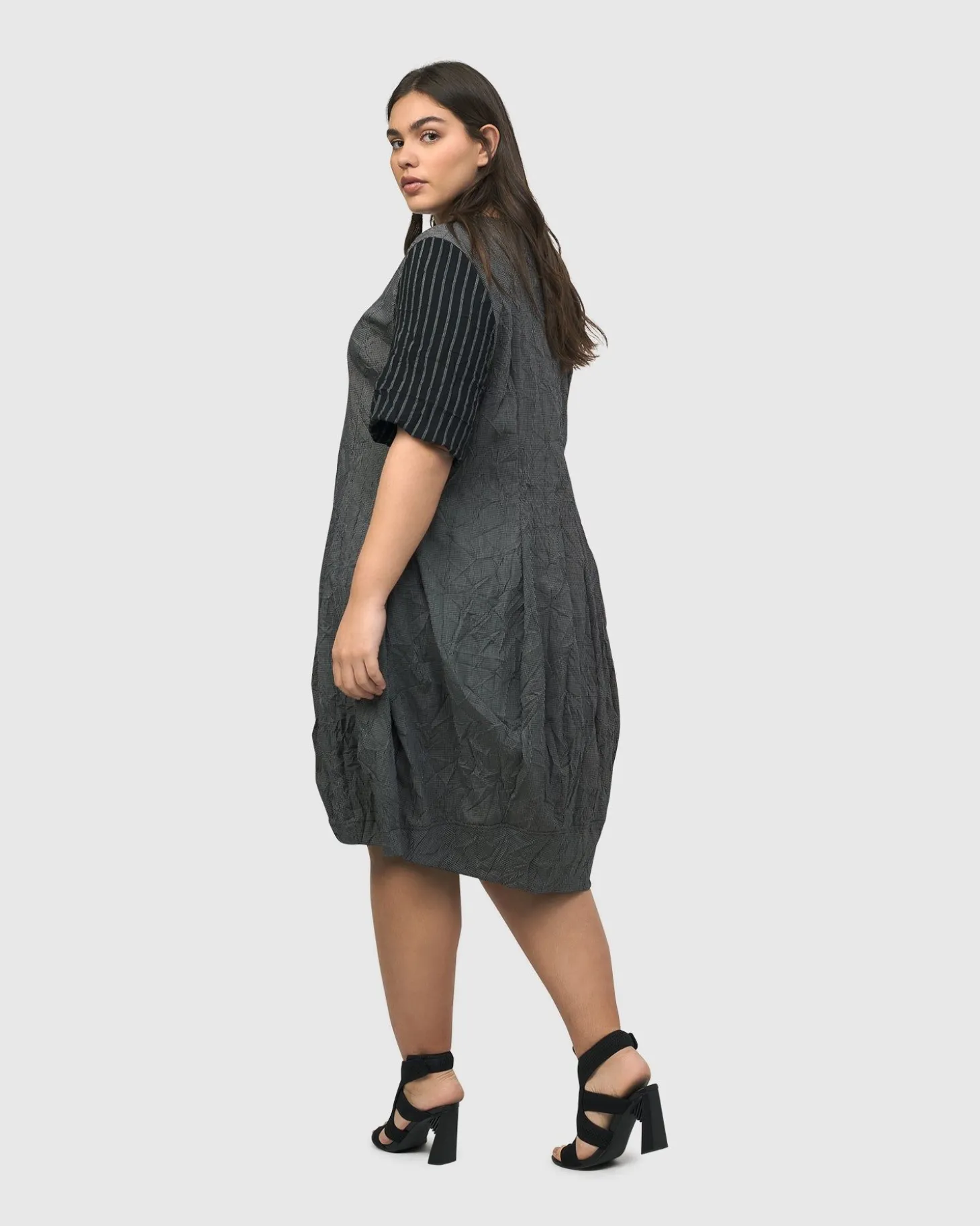 Demeter Relaxed Cocoon Dress, Mix