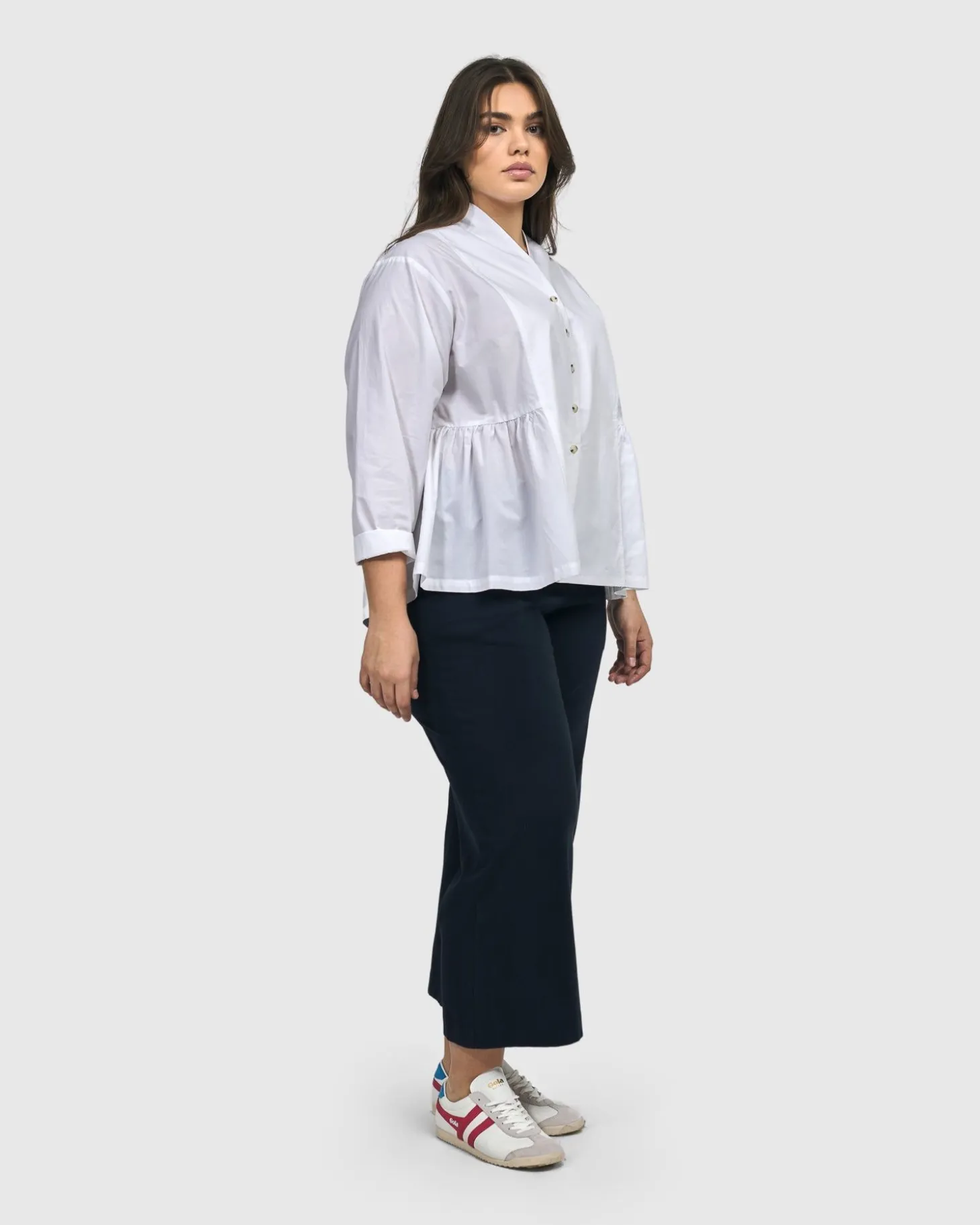 Denver Cropped Pants, Navy