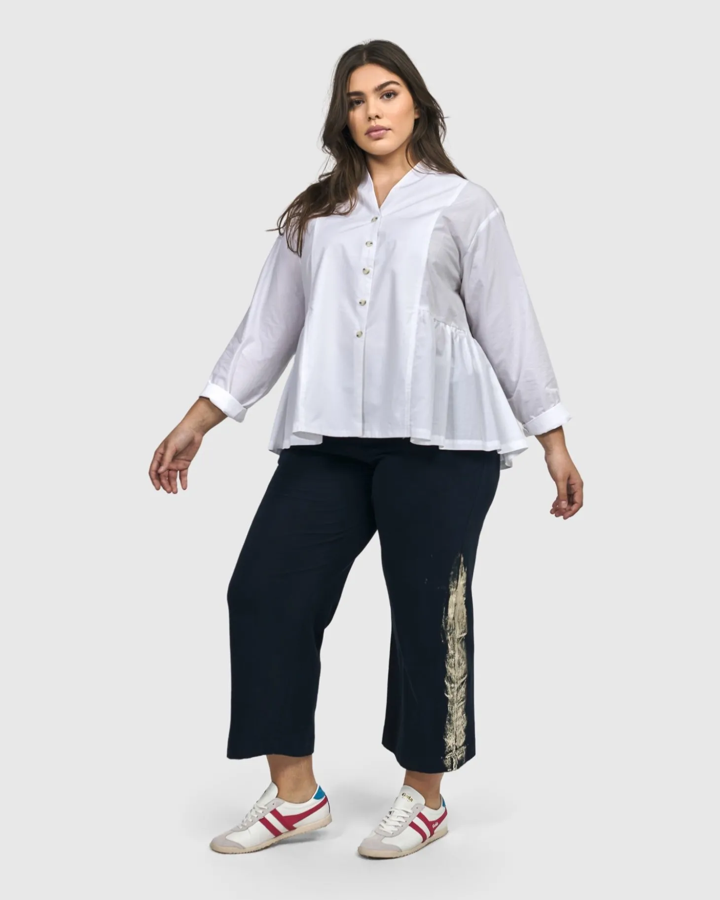 Denver Cropped Pants, Navy