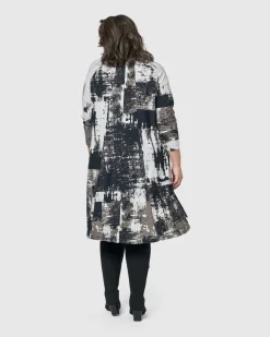 Digi A-Line Dress, Marble