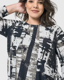 Digi A-Line Dress, Marble