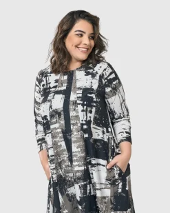 Digi A-Line Dress, Marble