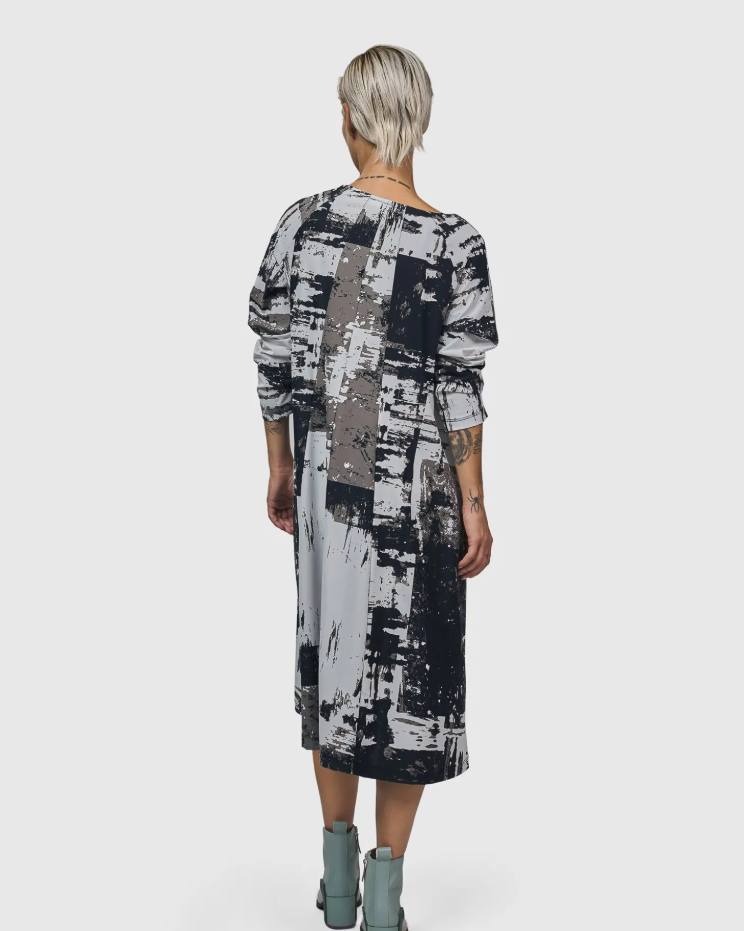 Digi A-Line Dress, Marble