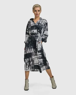 Digi Midi Dress, Marble
