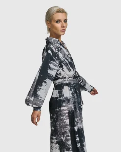 Digi Midi Dress, Marble