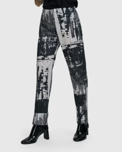 Digi Slim Pants, Marble