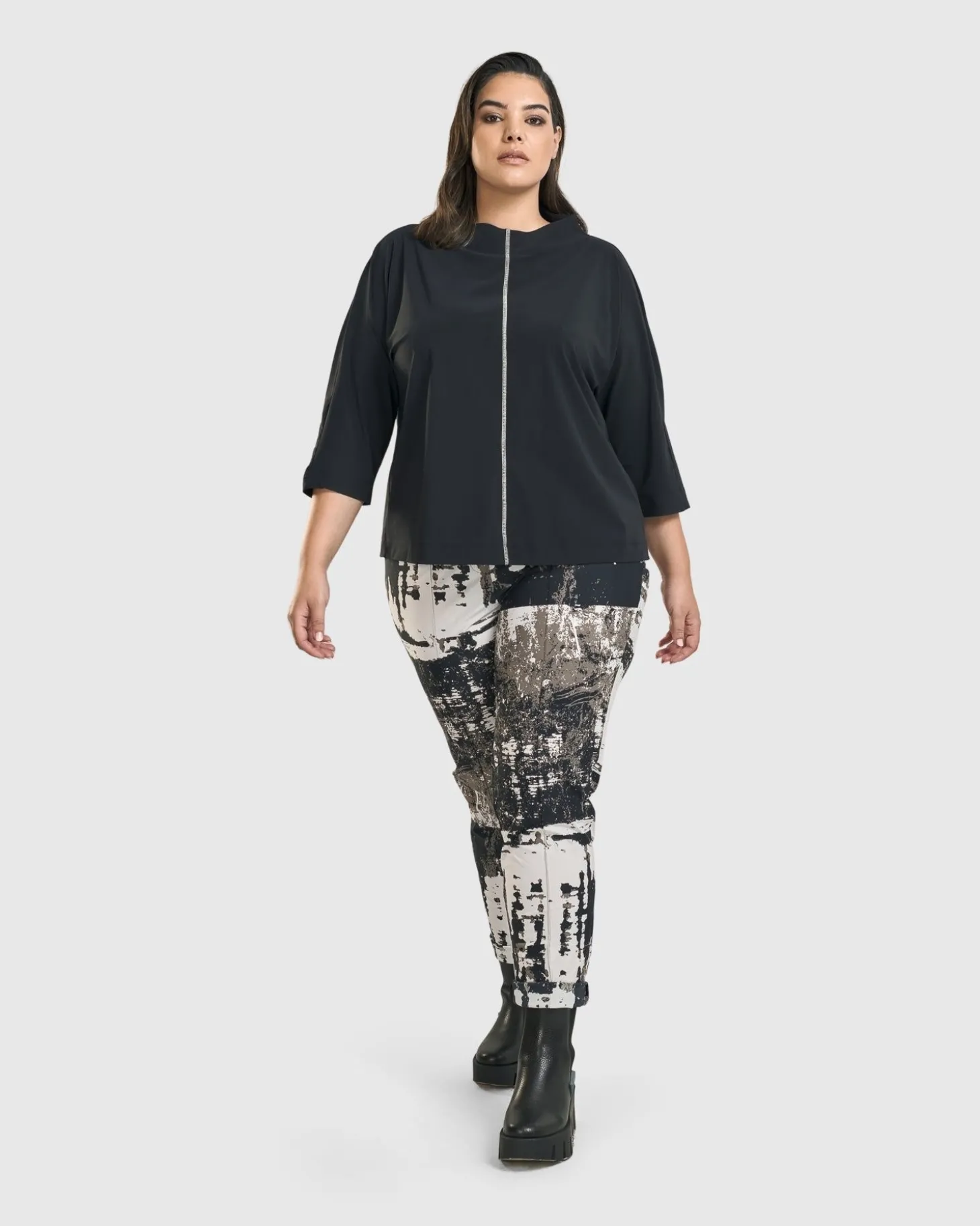 Digi Slim Pants, Marble