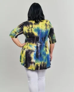 Dreamy V-Neck Top, Tie Dye