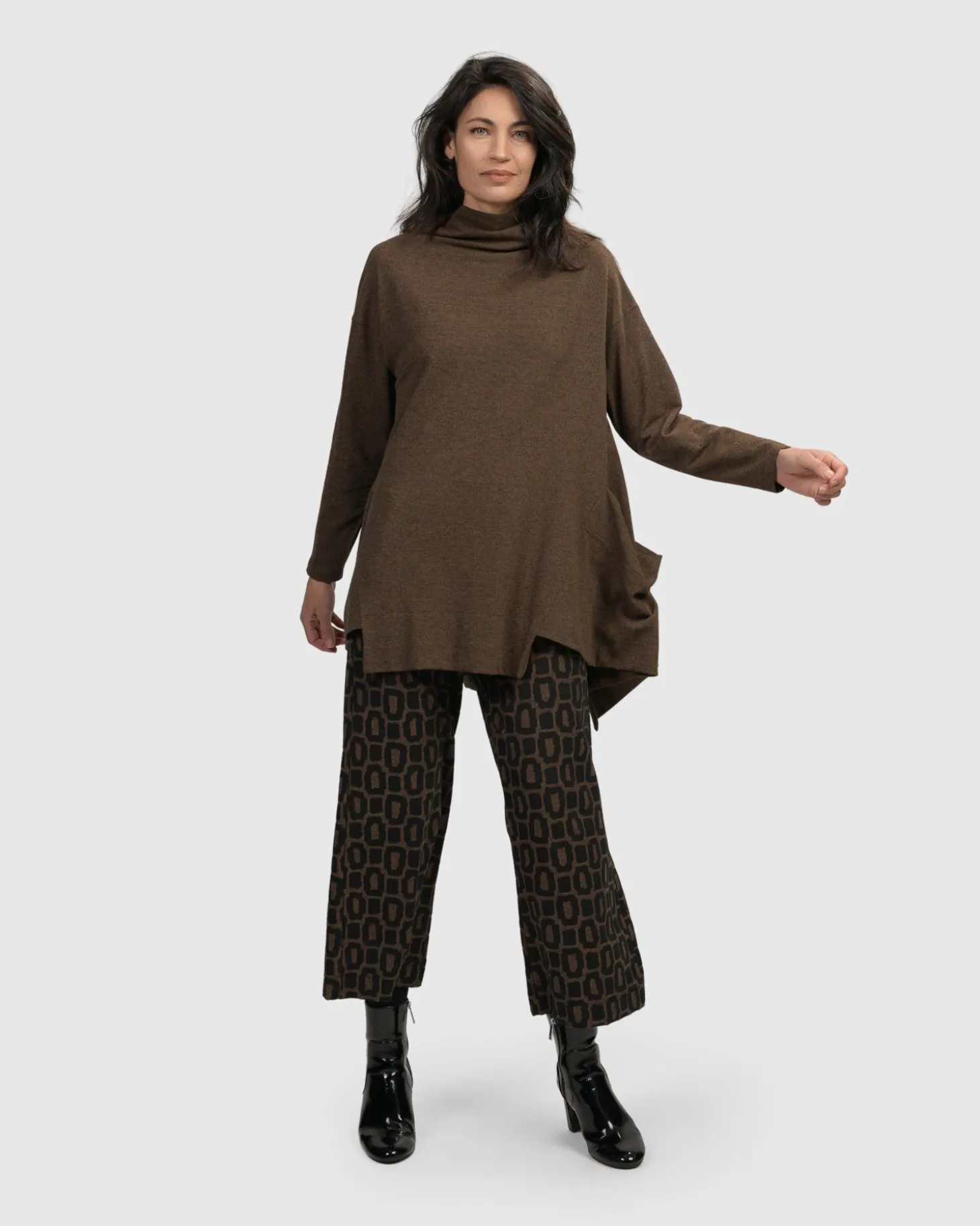 Dynamite Days Straight Leg Pants, Coffee