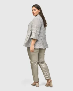 Electra Woven Jacket, Stripes