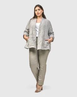 Electra Woven Jacket, Stripes