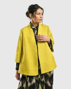 Empress A-Line Jacket, Yellow