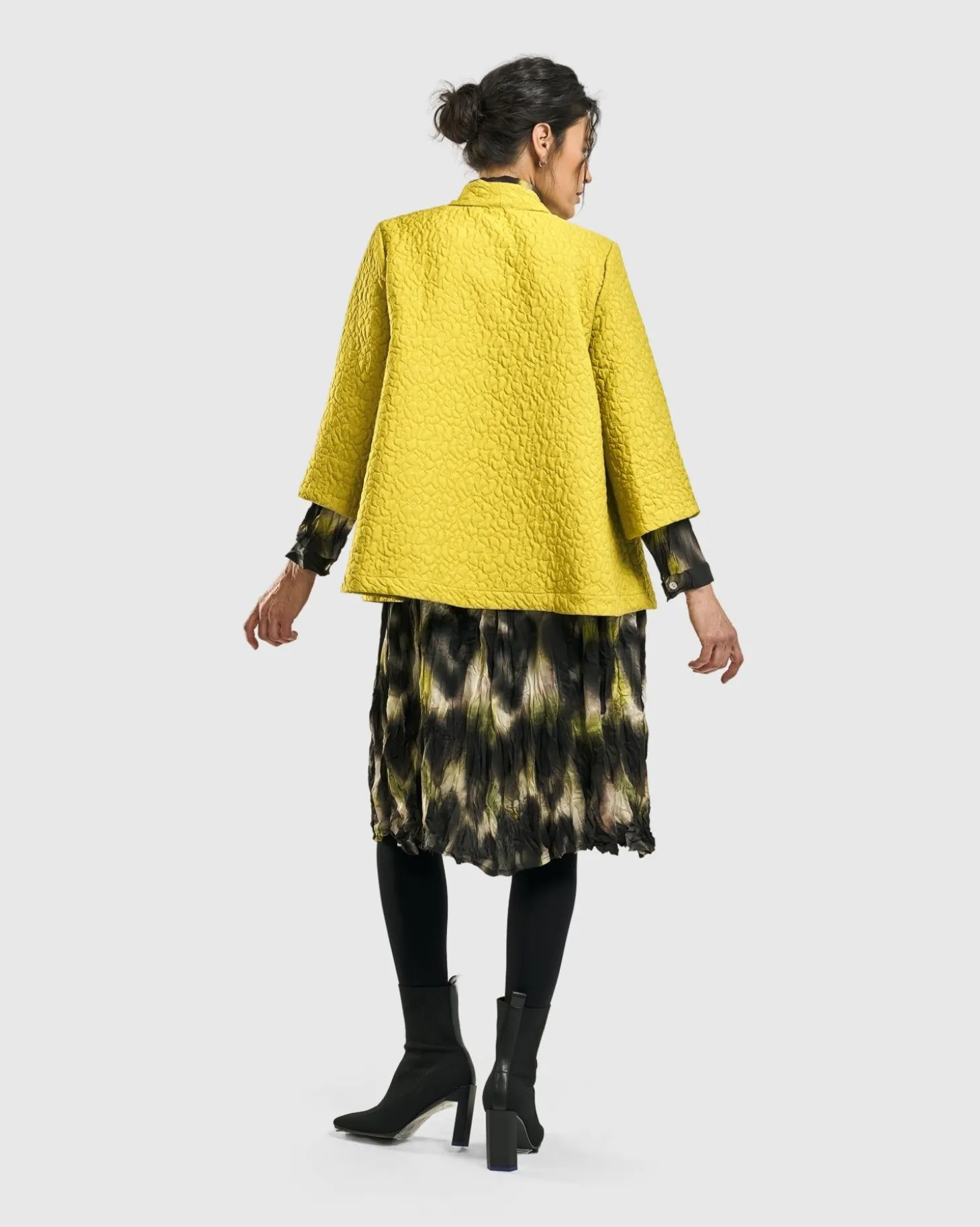 Empress A-Line Jacket, Yellow