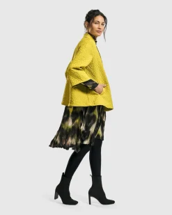 Empress A-Line Jacket, Yellow