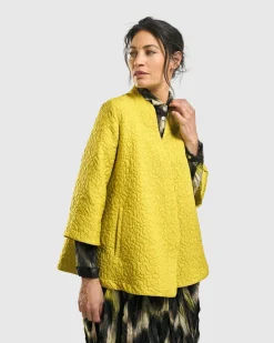 Empress A-Line Jacket, Yellow