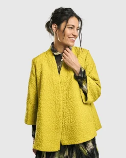Empress A-Line Jacket, Yellow