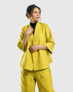 Empress A-Line Jacket, Yellow