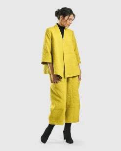 Empress A-Line Jacket, Yellow