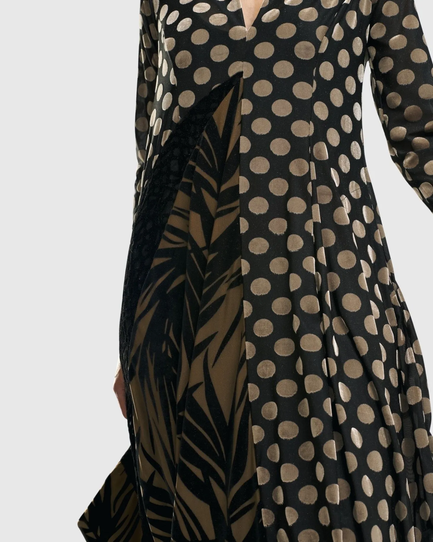 Equinox Cocoon Dress, Gold