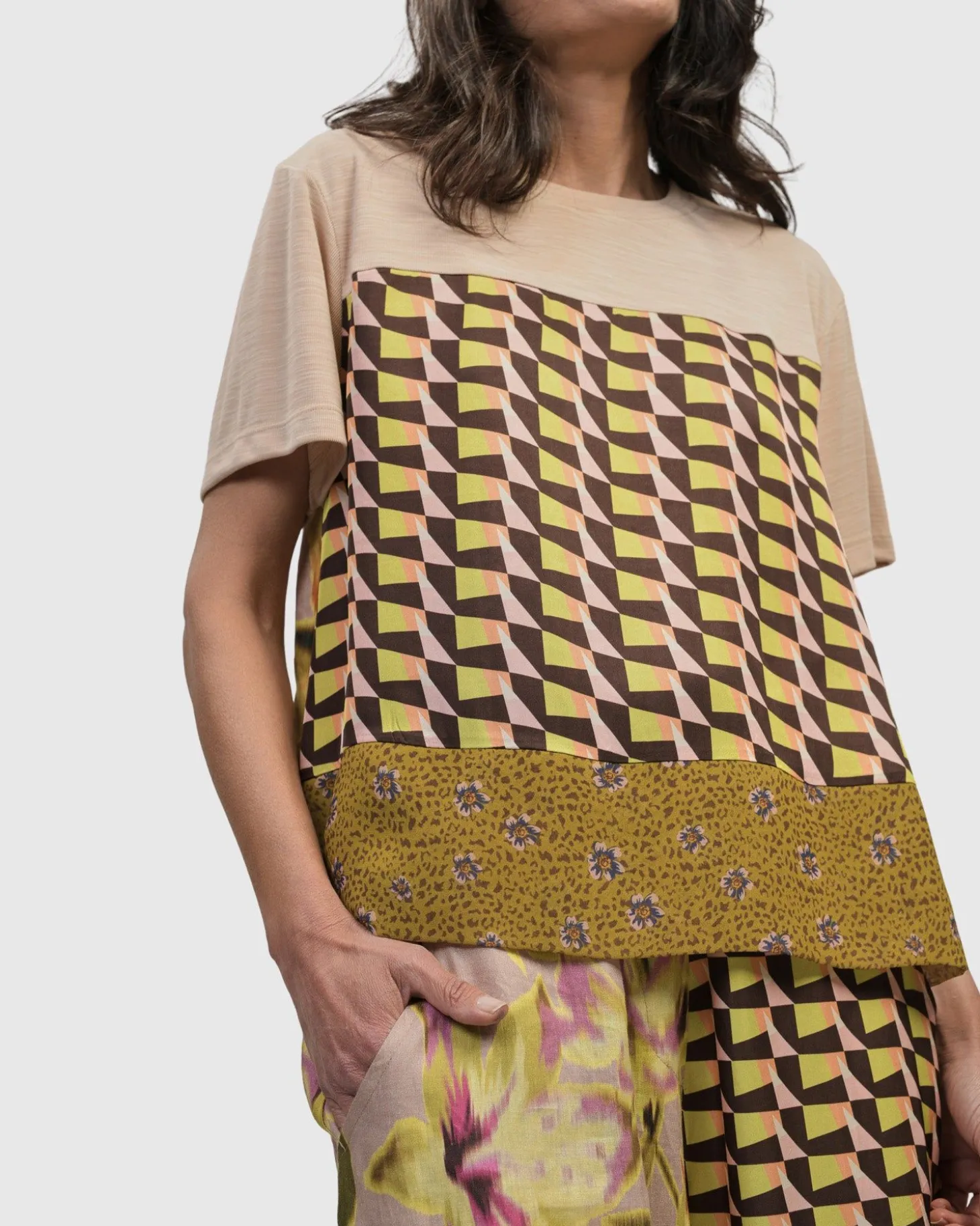 Escher Boxy Tee, Mix