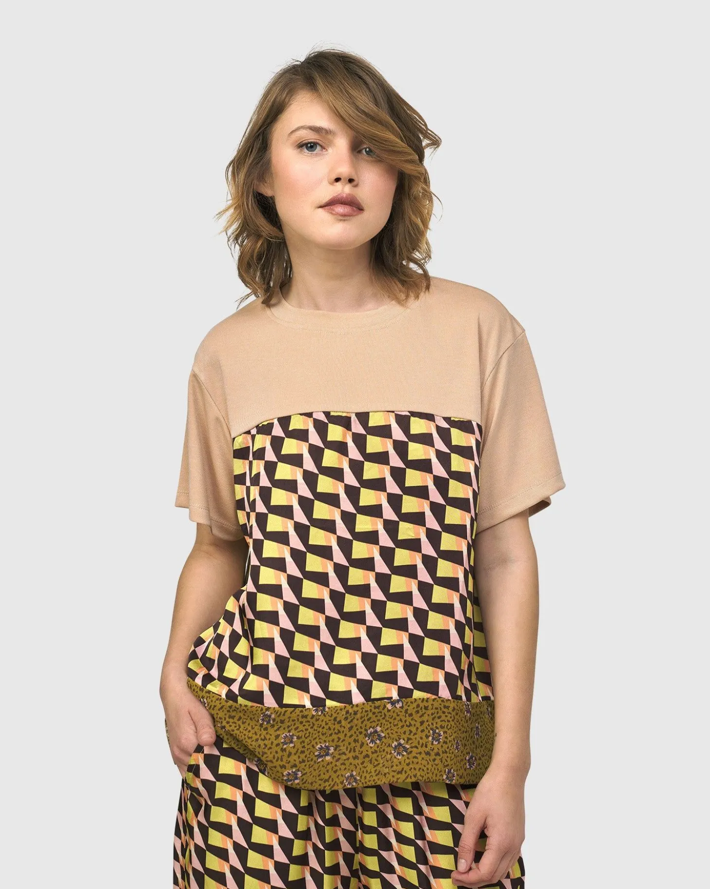 Escher Boxy Tee, Mix