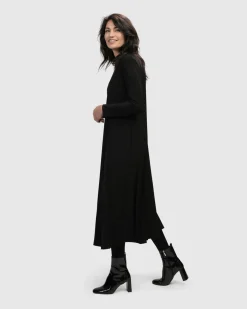 Essential A Line Dress, Black