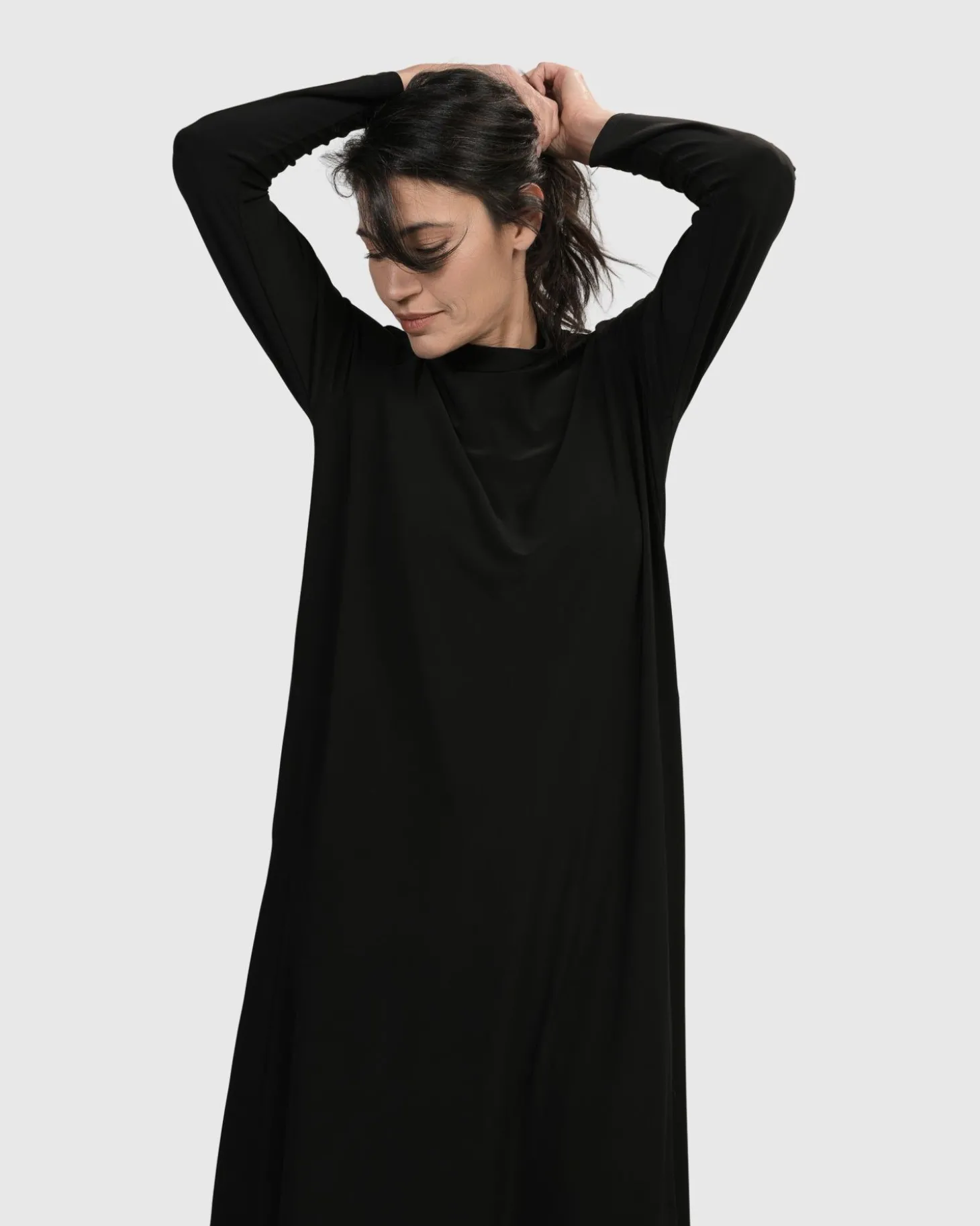 Essential A Line Dress, Black