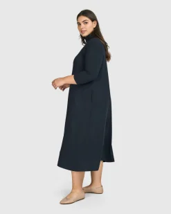 Essential A-Line Dress, Ocean