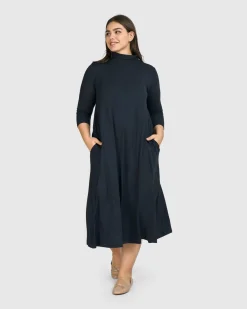 Essential A-Line Dress, Ocean
