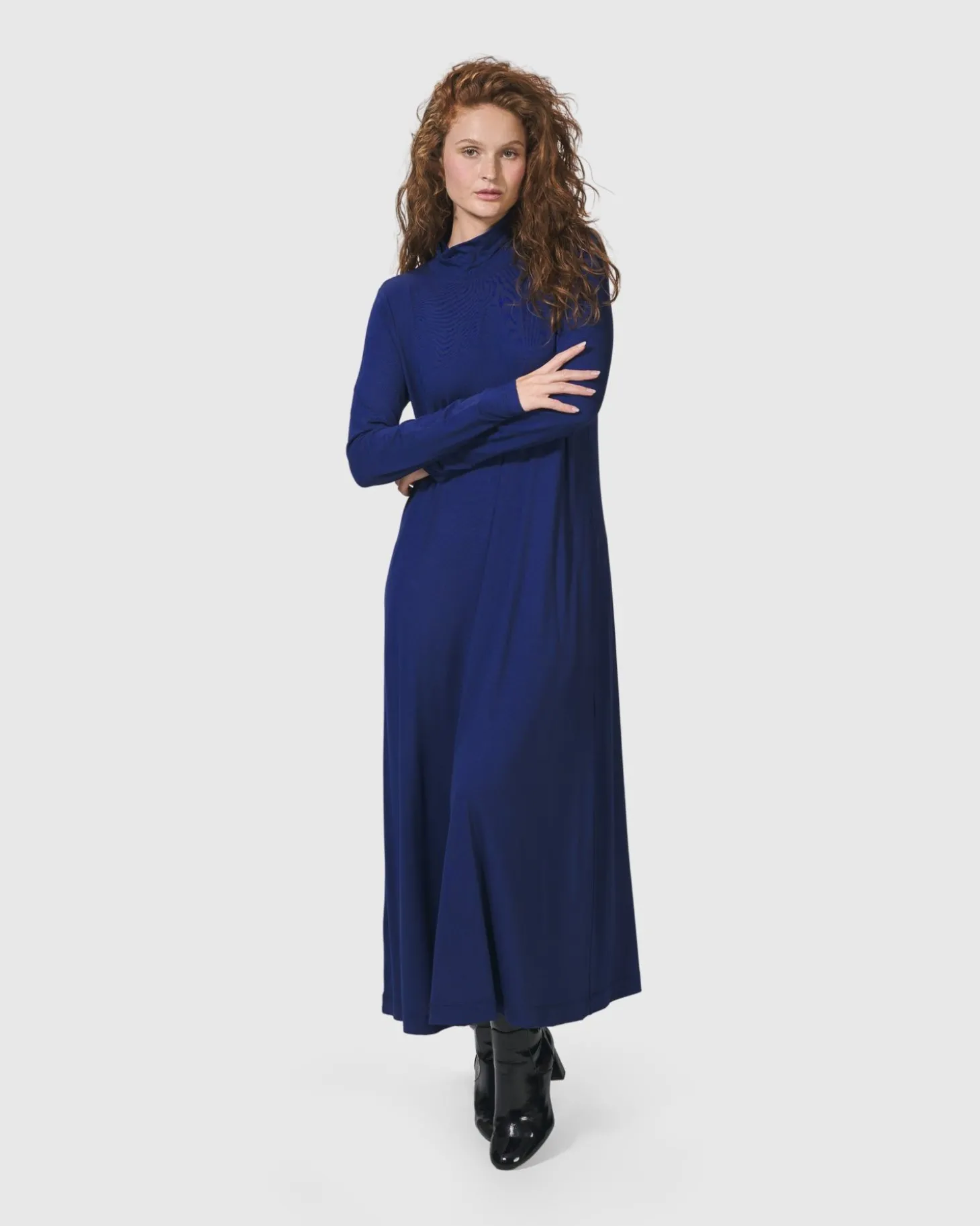 Essential A-Line Dress, Royal Blue