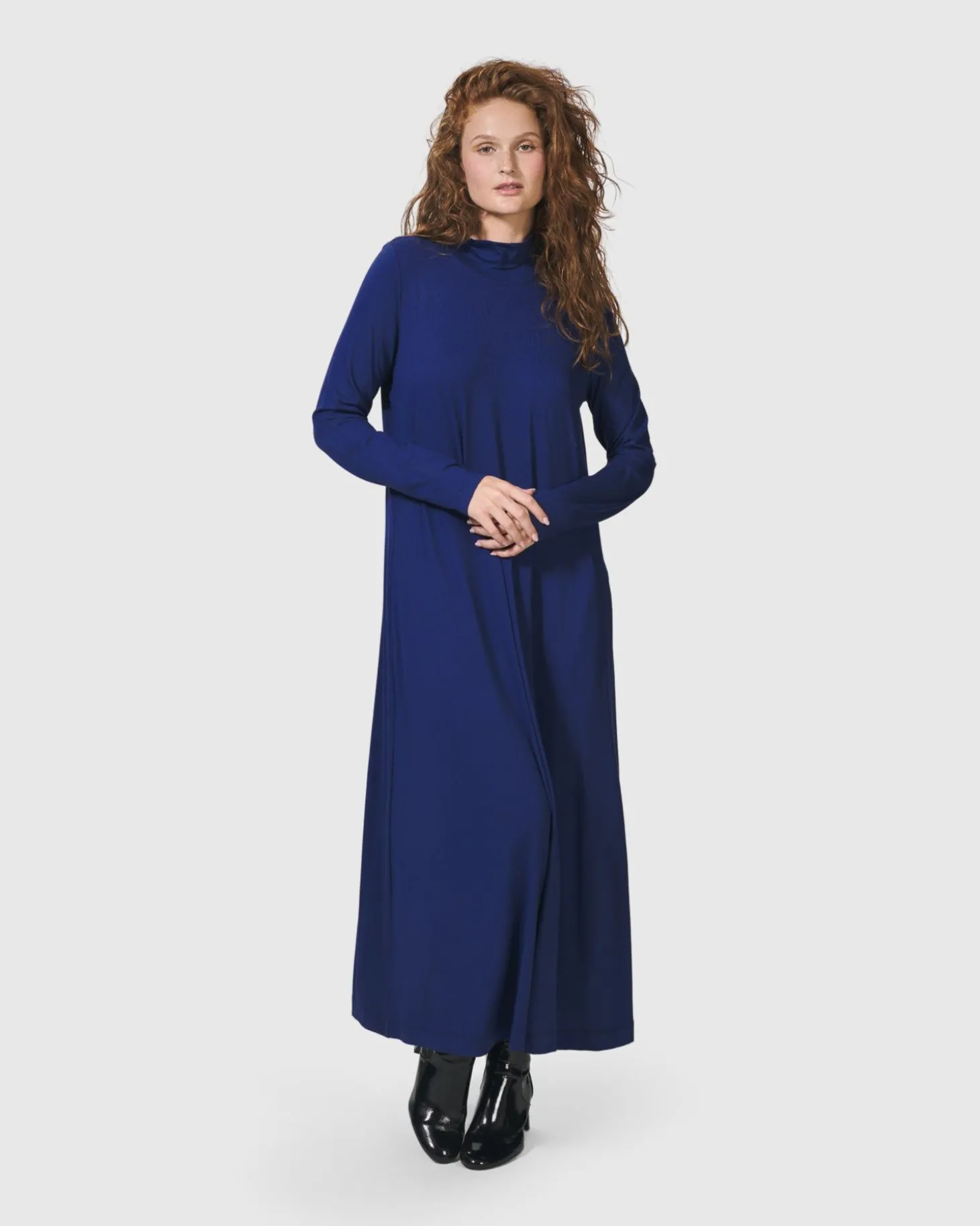 Essential A-Line Dress, Royal Blue