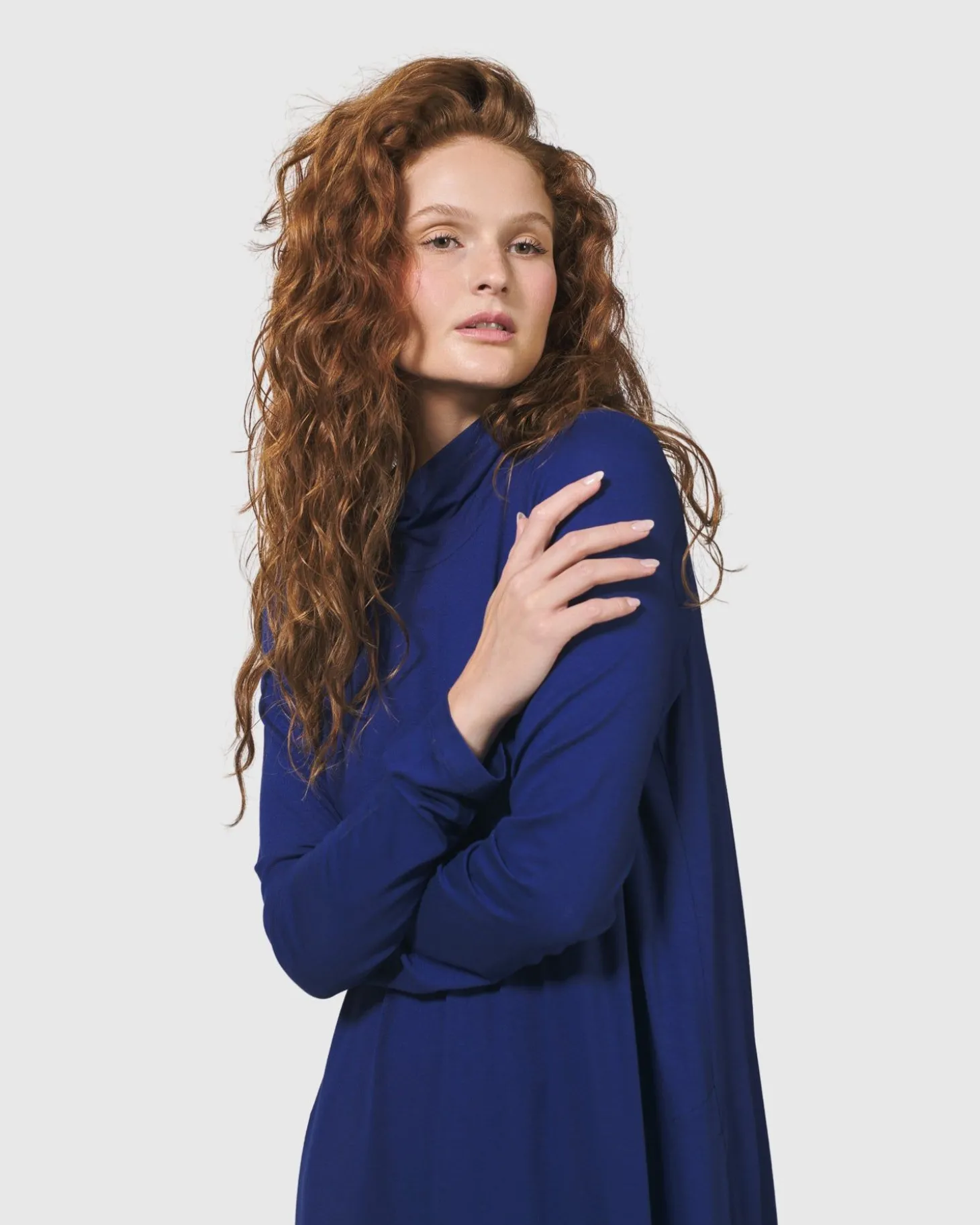 Essential A-Line Dress, Royal Blue