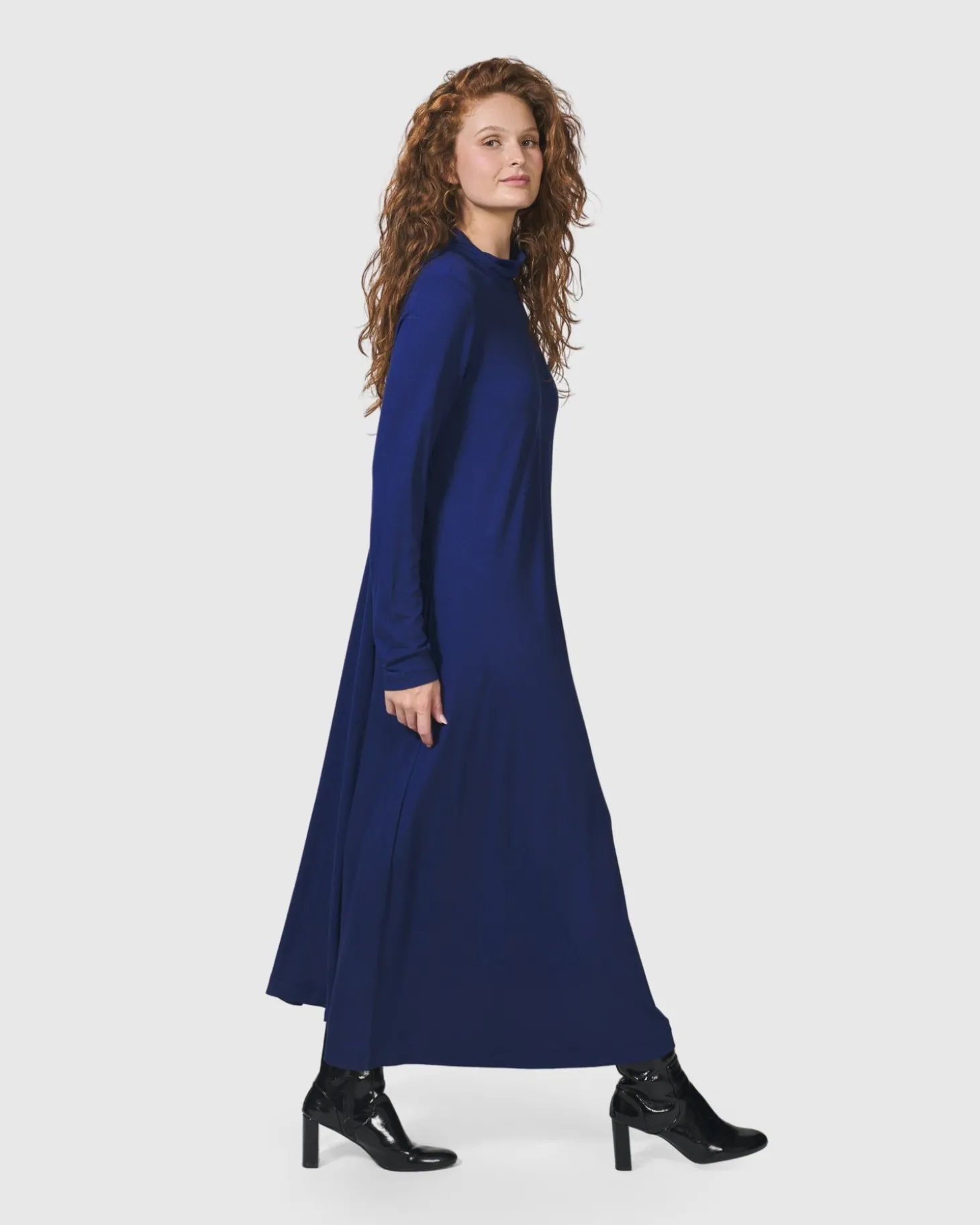 Essential A-Line Dress, Royal Blue