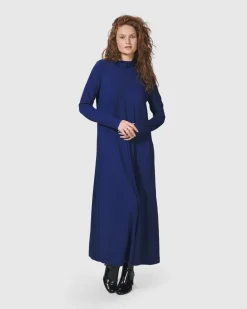 Essential A-Line Dress, Royal Blue